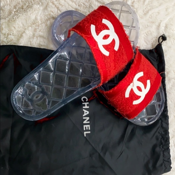 chanel jelly pool slides